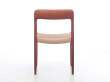 Suite de 4 chaises scandinaves en teck modèle 75