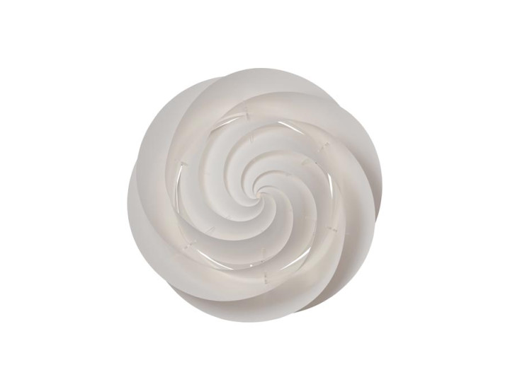Scandinavian wall lamp Swirl white