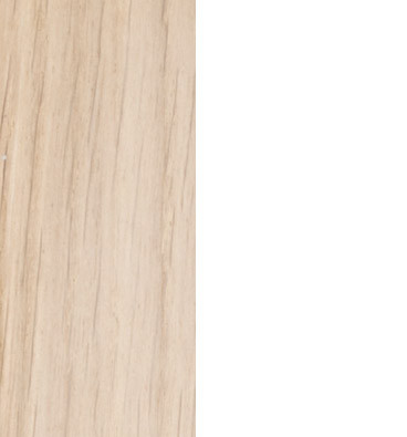 White oiled oak / White laminate