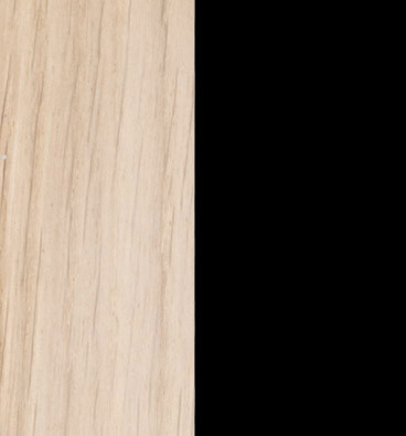 White oiled oak/ black Fenix