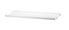 L 78 x P 20 cm. Bord 2 cm. Blanc