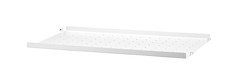 L 58 x P 30 cm. Bord 2 cm. Blanc