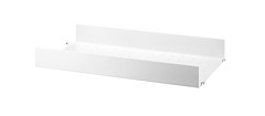 L 58 x P 30 cm. Bord 7 cm. Blanc