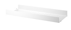 L 78 x P 30 cm. Bord 7 cm. Blanc