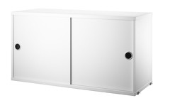 L 78 x H 42 x P 30 cm. Blanc