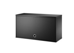 Flip L 78 x H 42 x P 30 cm. Noir